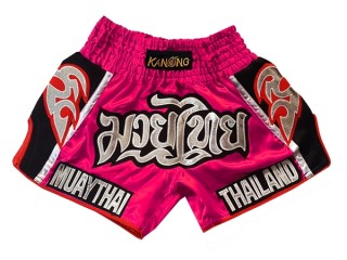 Muay Thai Boxing Shorts for Women : KNSRTO-207-Pink