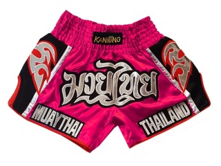 Kanong Thai Boxing Shorts for Womens : KNSRTO-207-Pink