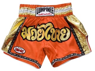 Muay Thai Boxing Shorts : LUM-045-Orange