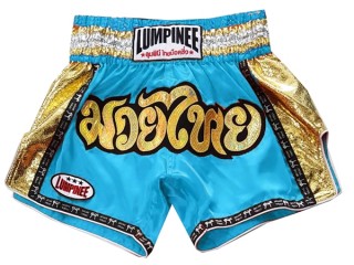 Muay Thai Boxing Shorts : LUM-045-Skyblue