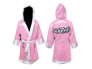 Customize Womens Muay Thai Boxing Gown : Pink