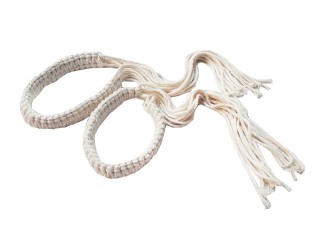 Prajead Muay Thai Armbands : White Traditional