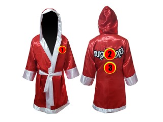 Personalized Muay Thai Fight Robe, Boxing Gown