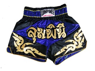 Mens Muay Thai Boxing Shorts : LUM-049-Blue