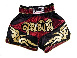 Mens Muay Thai Boxing Shorts : LUM-049-Red