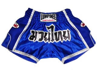 Mens Muay Thai Boxing Shorts : LUMRTO-005-Blue