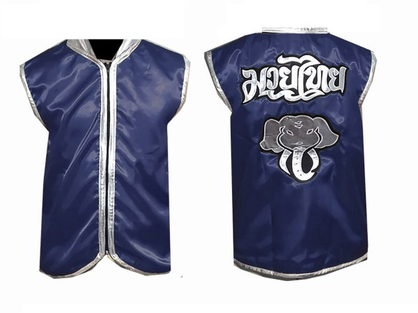 Kanong Cornerman Boxing Jacket : Navy Elephant