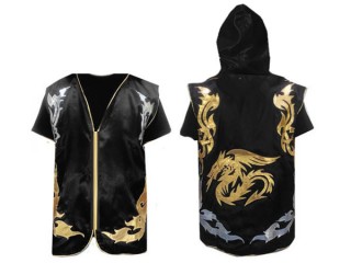 Kanong Muay Thai Hoodies / Walk in Jacket : Black Dragon