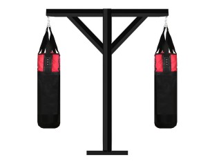 Heavy Bag Double Hangers + Professional Microfiber Boxing Heavy Bag size 150 cm. x 2