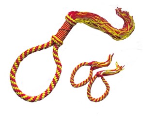 Mongkon + Prajeads Headband Armbands Bundle : Red-Yellow