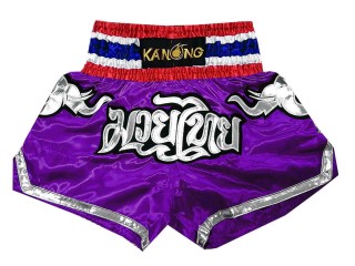 Muay Thai Boxing Shorts : KNS-125-Purple