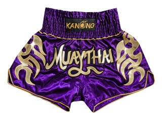Muay Thai Boxing Shorts : KNS-134-Purple