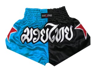 Boxsense Kids Muay Thai Boxing Shorts : BXSKID-005-SkyBlue