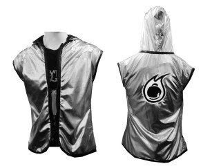 Kanong Boxing Hoodies for Womens : Silver