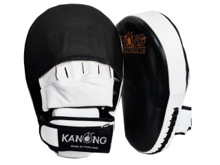 Kanong Semi Leather Long Punch Pads : Black
