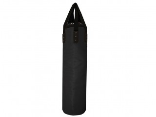 [Unfilled] [Add logo] Custom Muay Thai Heavy Bag for Gym Use : Black [180 cm]