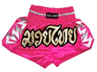 Boxsense Rose Muay Thai Shorts for Kids : BXSKID-010