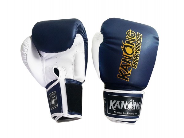 Kanong Muay Thai Kickboxing gloves : Navy