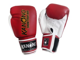 Kanong Muay Thai Kickboxing gloves : Red