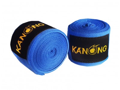 KANONG Muay Thai Handwraps, Hand Protector : Blue