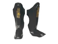 Kanong Leather Shin Guard : Black