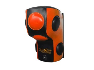 Kanong Wall Mounted Boxing Bag : Black/Orange