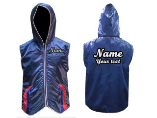 Customize Muay Thai Hoodle : Navy / Stripes