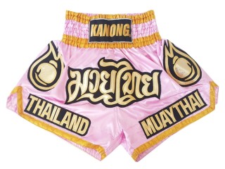 Muay Thai Boxing Shorts : KNS-118-Pink