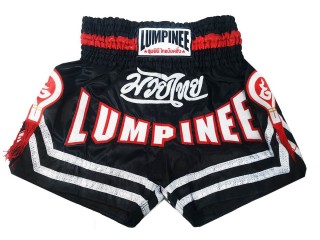 Muay Thai Boxing Shorts : LUM-036-Black