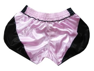 Womens Retro Muay Thai Boxing Shorts : KNSRTO-202-Pink