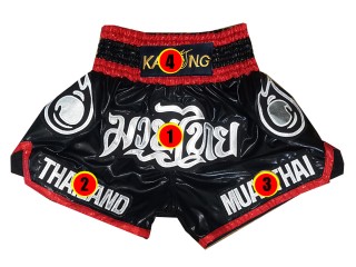 Pantalones Muay Thai Kanong : KNS-127-Negro