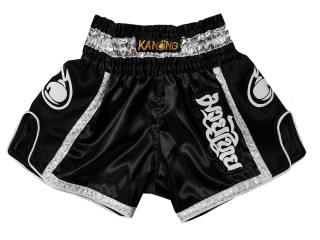 Womens Kick boxing Shorts : KNSRTO-208-Black