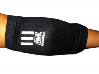 Muay Thai Elastic Elbow Pads : Black