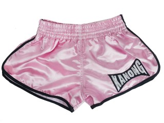 Womens Muay Thai Boxing Shorts : KNSWO-402-Pink