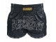 Retro Muay Thai Shorts : KNSRTO-206-Black