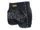 Retro Muay Thai Shorts : KNSRTO-206-Black