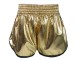 Women Muay Thai Boxing Shorts : KNSWO-401-Gold