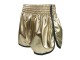 Women Muay Thai Boxing Shorts : KNSWO-401-Gold