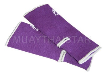Nationman Muay Thai Boxing Ankle guards : Purple