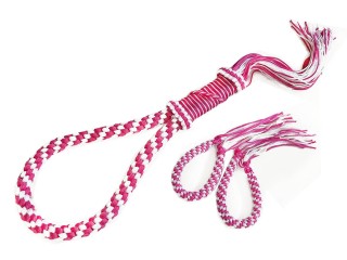 Mongkol + Prajeads Headband Armbands Bundle : Pink / White
