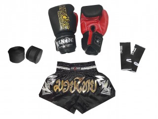 Kids Muay Thai Set Pack : Black