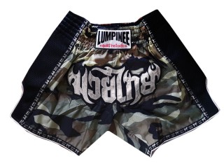 Retro Muay Thai Boxing Shorts for Womens : LUMRTO-003-Camo