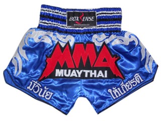 Muay Thai Boxing Shorts : BXS-066-Blue