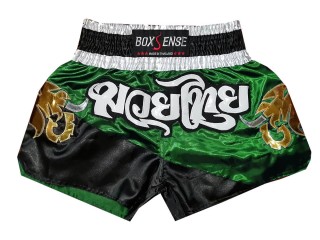 Muay Thai Fightwear Shorts : BXS-091-Green