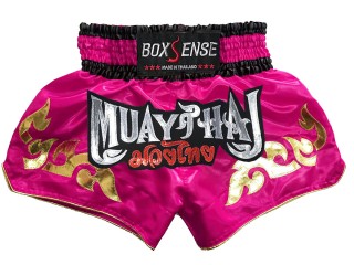 Muay Thai Boxing Shorts : BXS-092-DarkPink