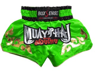Thailand Muay Thai Boxing Shorts : BXS-092-Lime