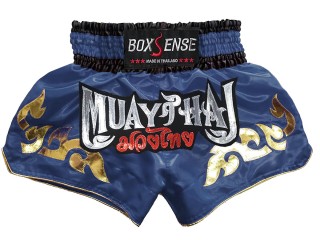 Muay Thai Boxing Shorts : BXS-092-Navy