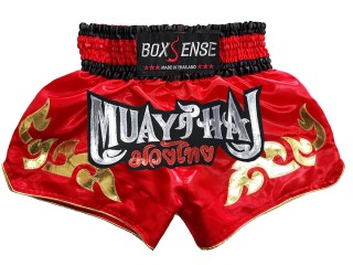 Thailand Muay Thai Boxing Shorts : BXS-092-Red