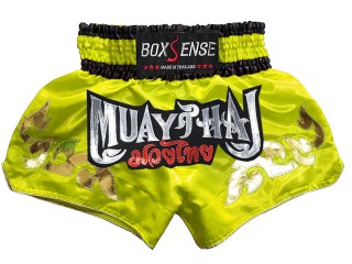 Muay Thai Boxing Shorts : BXS-092-Yellow