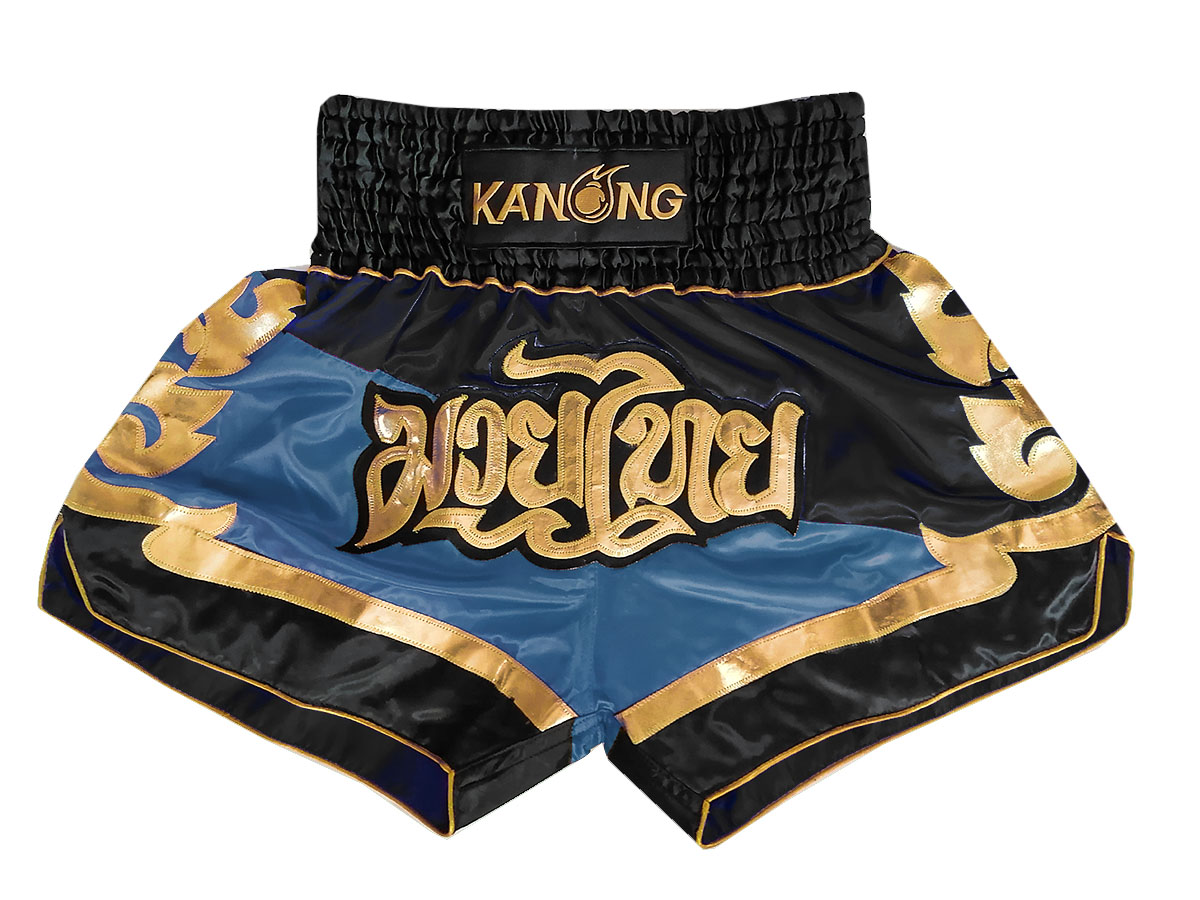 Kanon Muay Thai Shorts Black Navy